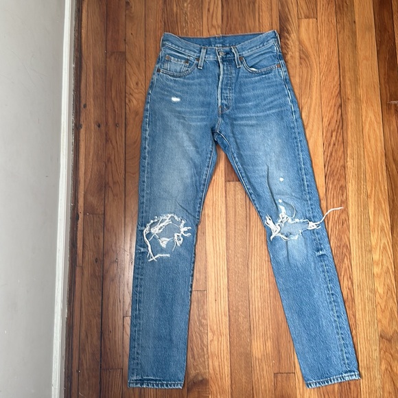 Levis 501’s skinny jeans - Picture 4 of 6
